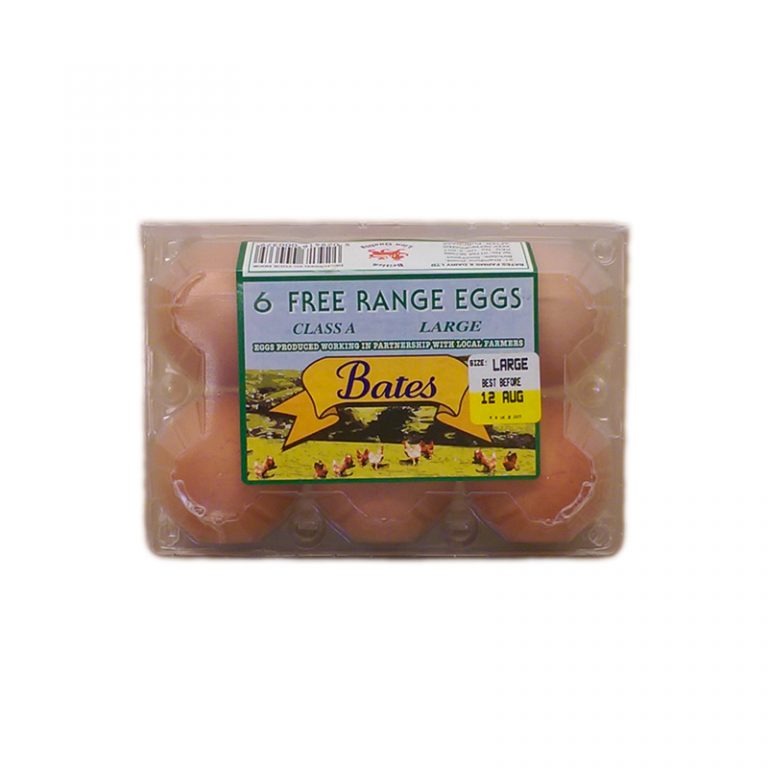 Large Free Range Eggs x6 Bates Farms & Dairy Ltd.