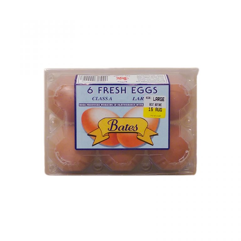 Large Free Range Eggs x6 Bates Farms & Dairy Ltd.